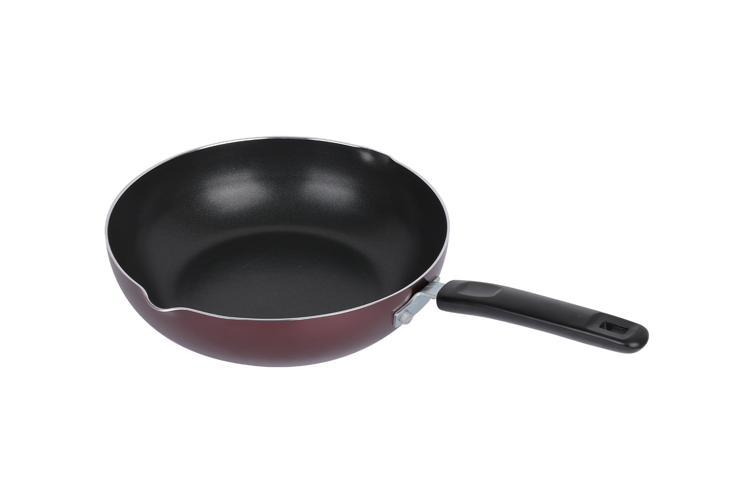 CLB2821D Wok-Üvegtetővel 28 wok, lángoló wok, tapadásmentes wok