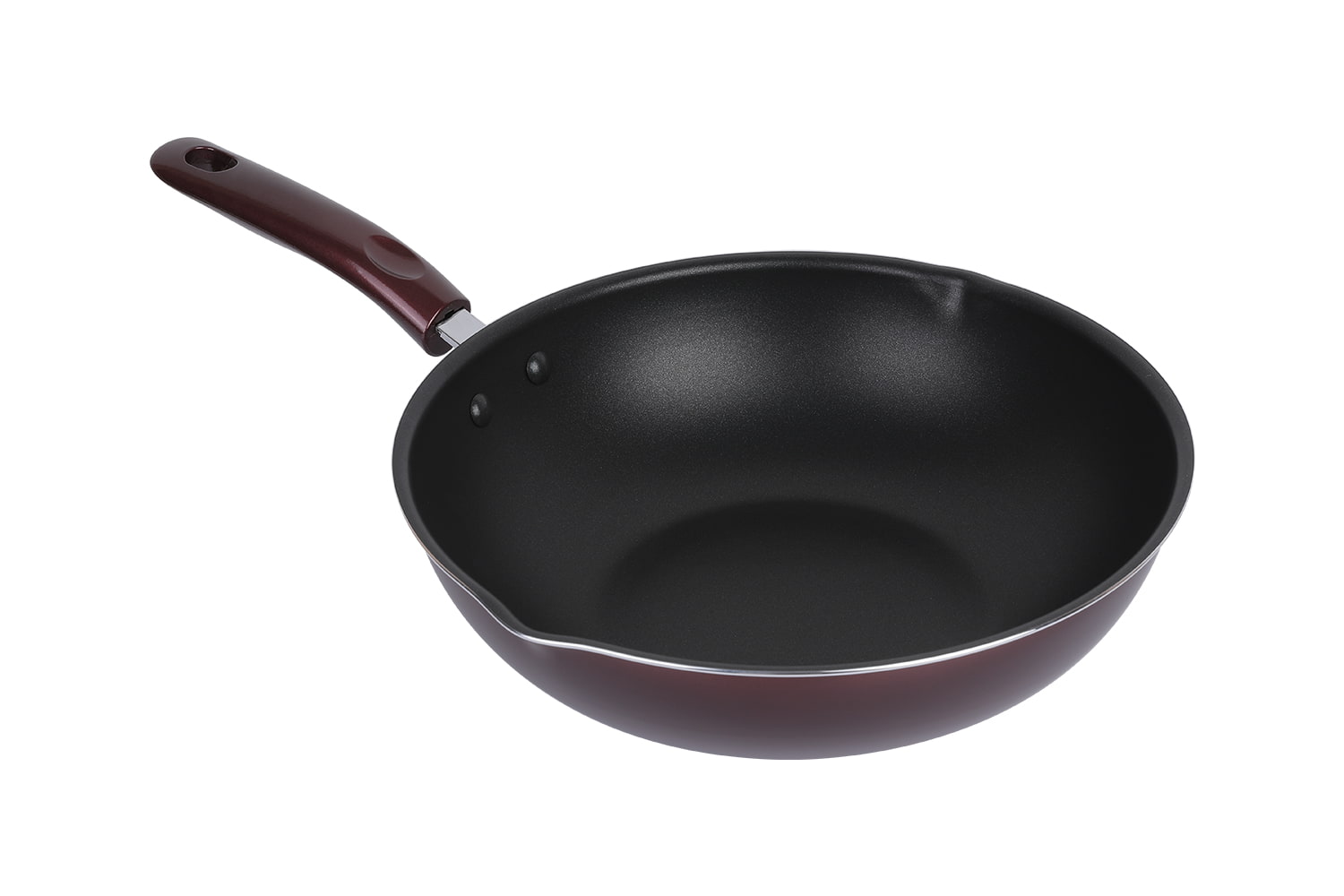 CLB3031D Wok-Üvegtetővel 30 wok, lángoló wok, tapadásmentes wok